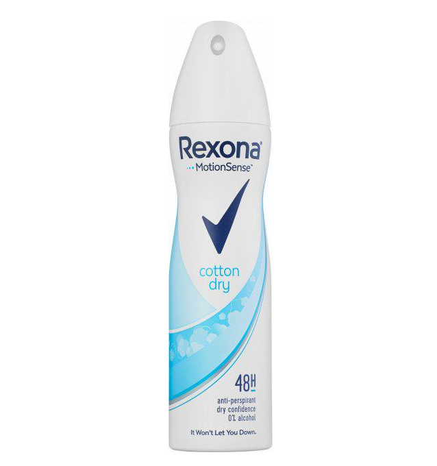 Дезодорант-антиперспірант жіночий Rexona Легкість бавовни 150 мл (6180)