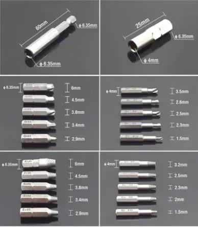 Набір біт екстракторів для вилучення пошкоджених болтів/шурупів 33 шт. (4000336607290) - фото 2 Набір біт екстракторів для вилучення пошкоджених болтів/шурупів 33 шт. (4000336607290) - фото 2