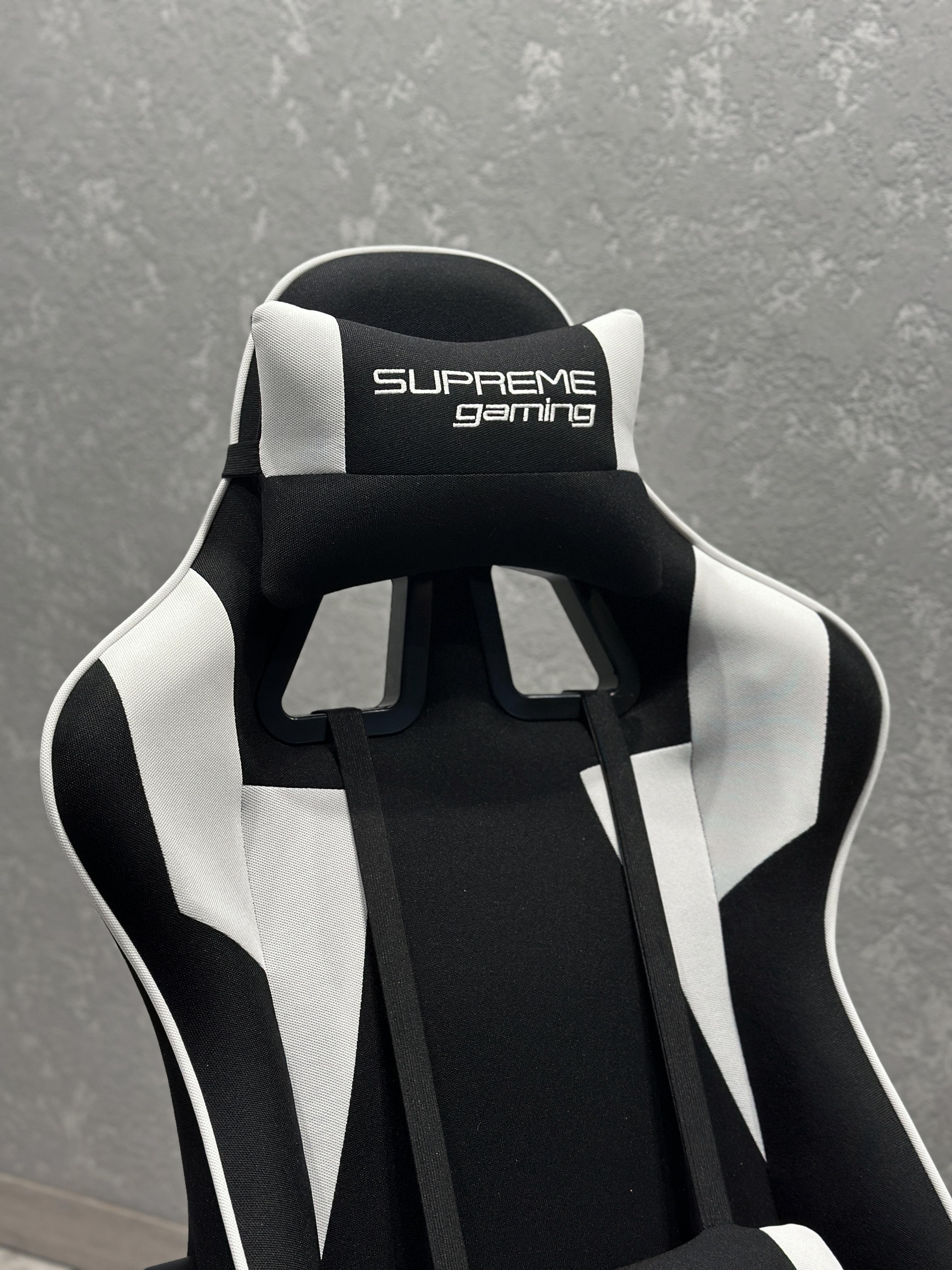 Кресло игровое для геймеров и работы Gaming Sp Черный с белым - фото 9