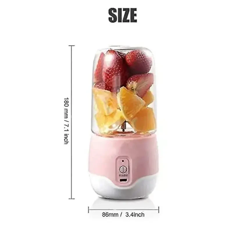 Блендер-чашка Juicer XL-180 USB 400 мл 1800 мАч 30W (1854867757) - фото 2