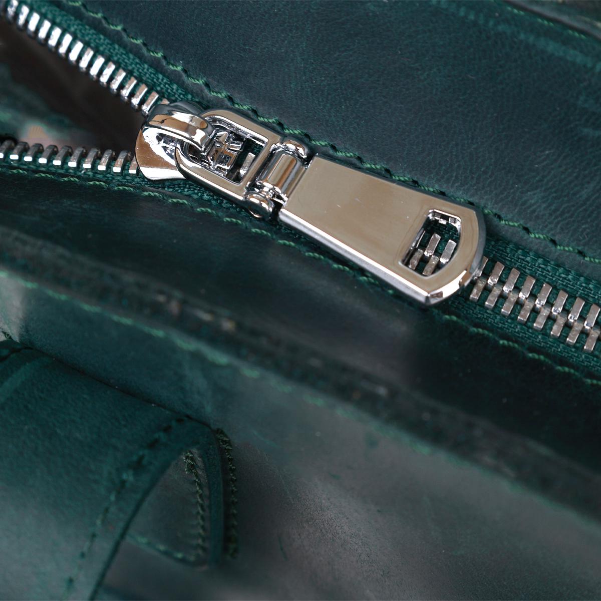 Сумка женская Shvigel 16351 кожаная Зеленый - фото 7 Сумка женская Shvigel 16351 кожаная Зеленый - фото 7