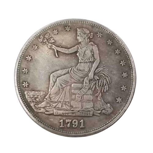 Сувенир торговой долларовой монеты 1791 Американская свобода для коллекционеров Silver (A1791)