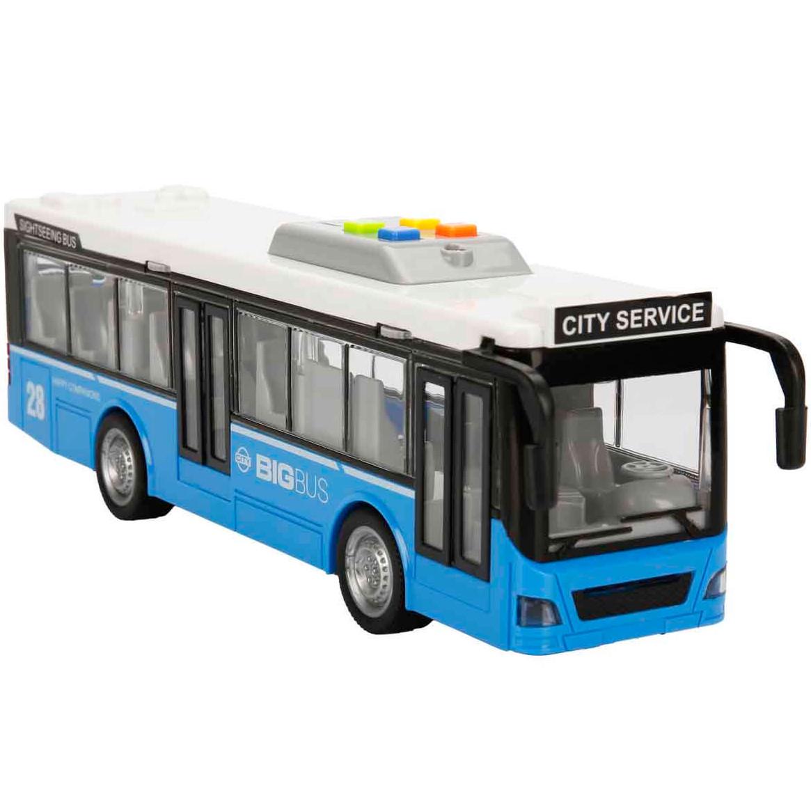 Іграшкова техніка WENYI Автобус 1:16 інерційний зі світлом та звуком/відкриваються двері Синій (30465187) Іграшкова техніка WENYI Автобус 1:16 інерційний зі світлом та звуком/відкриваються двері Синій (30465187)
