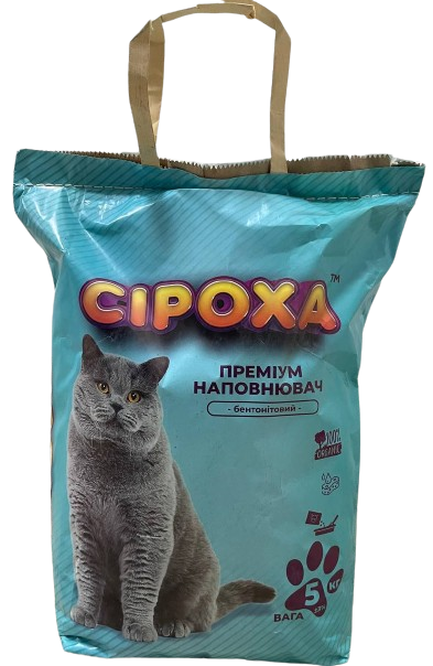 Наповнювач бентонітовий Сіроха преміум 5 кг (00-00022345)