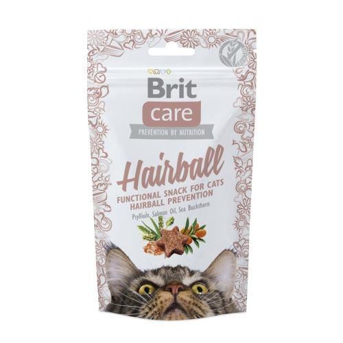 Ласощі функціональні Brit Care Hairball з качкою для котів 50 г Ласощі функціональні Brit Care Hairball з качкою для котів 50 г