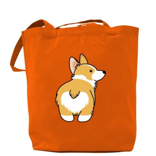 Шоппер Corgi back 37x41 см Оранжевый (2829232-9-83626) - фото 1