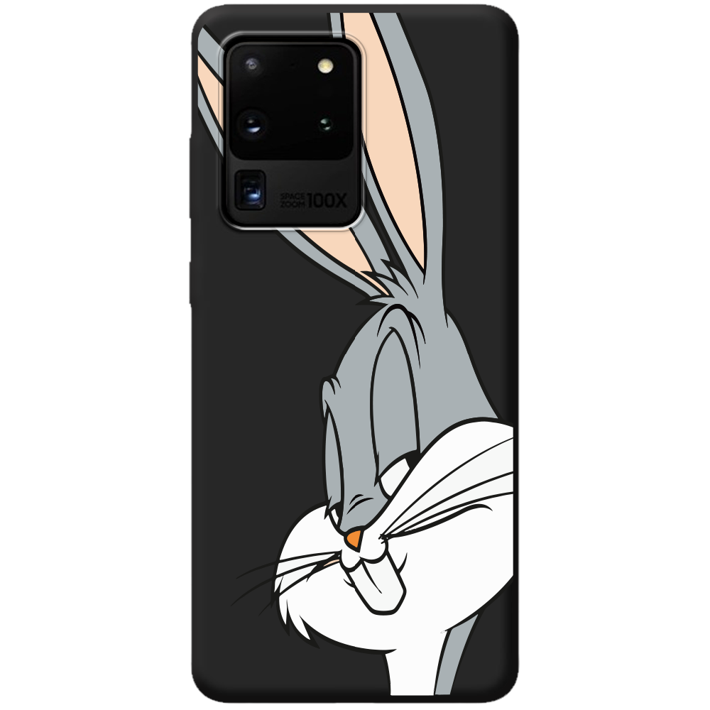Чехол Boxface Samsung G988 Galaxy S20 Ultra Lucky Rabbit Черный силикон (38878-bk81-44015)