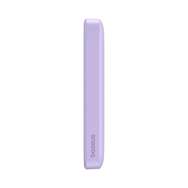 Повербанк Baseus Magnetic Mini 6000 mAh 20 W 2в1 QC3.0+PD3.0 з бездротовою зарядкою Qi 15 W Purple (P10059002513-00) - фото 5