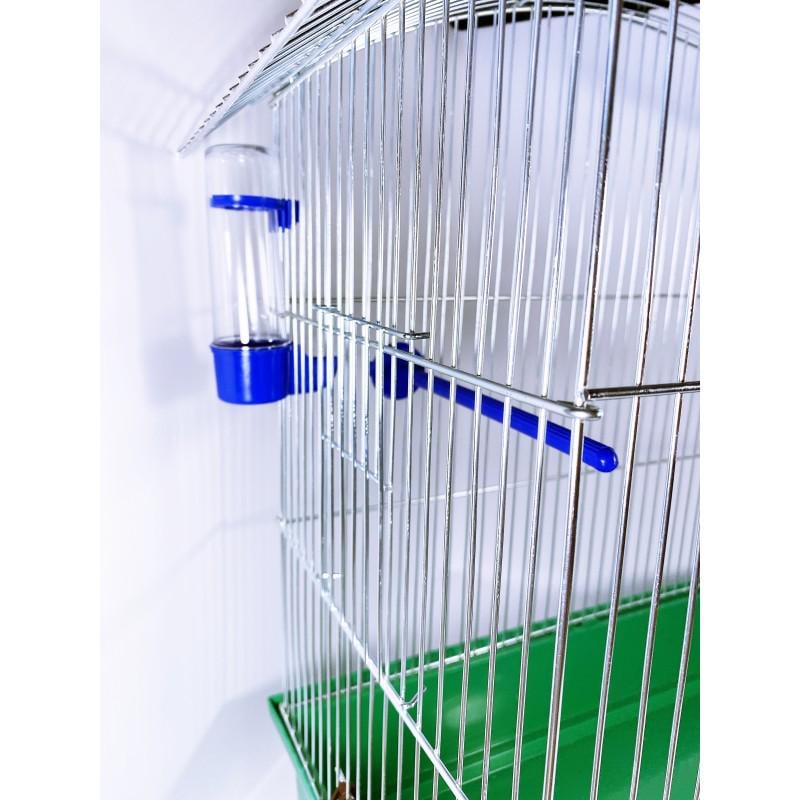 Клетка для птиц Омега цинк 66х32х62 см (Кц082) - фото 2 Клетка для птиц Омега цинк 66х32х62 см (Кц082) - фото 2