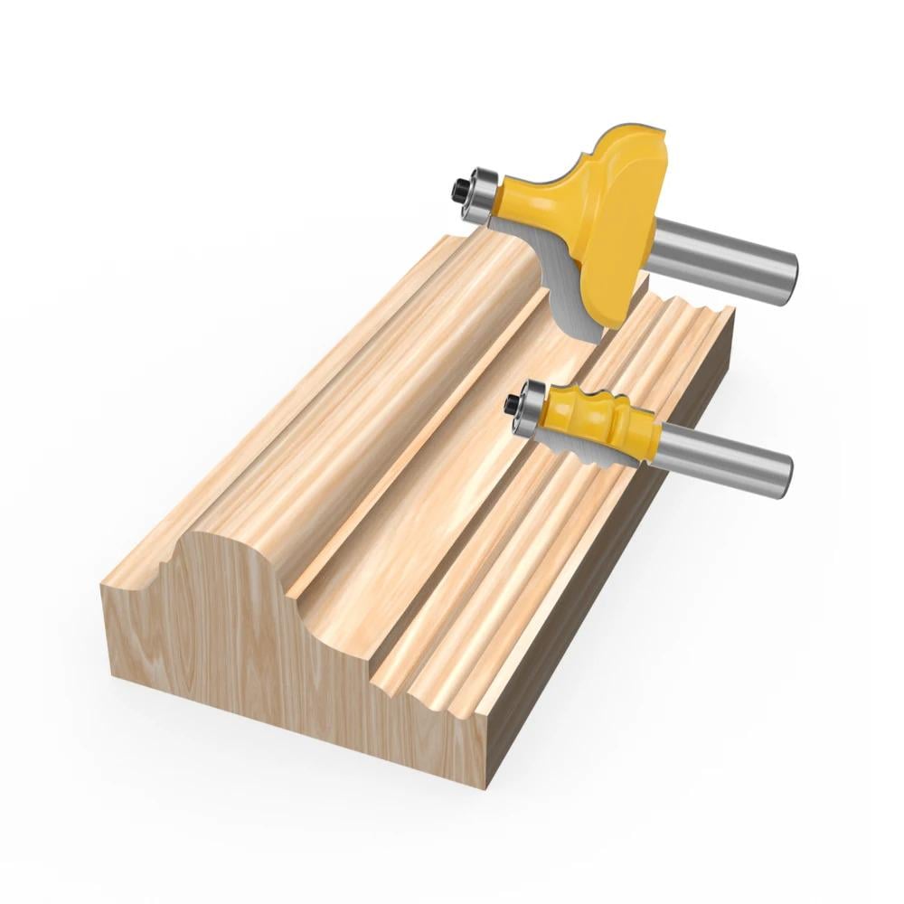 Кромочные фрезы по дереву фигурные с подшипником хвостовик 12 мм 2 шт. (F590) - фото 5 Кромочные фрезы по дереву фигурные с подшипником хвостовик 12 мм 2 шт. (F590) - фото 5