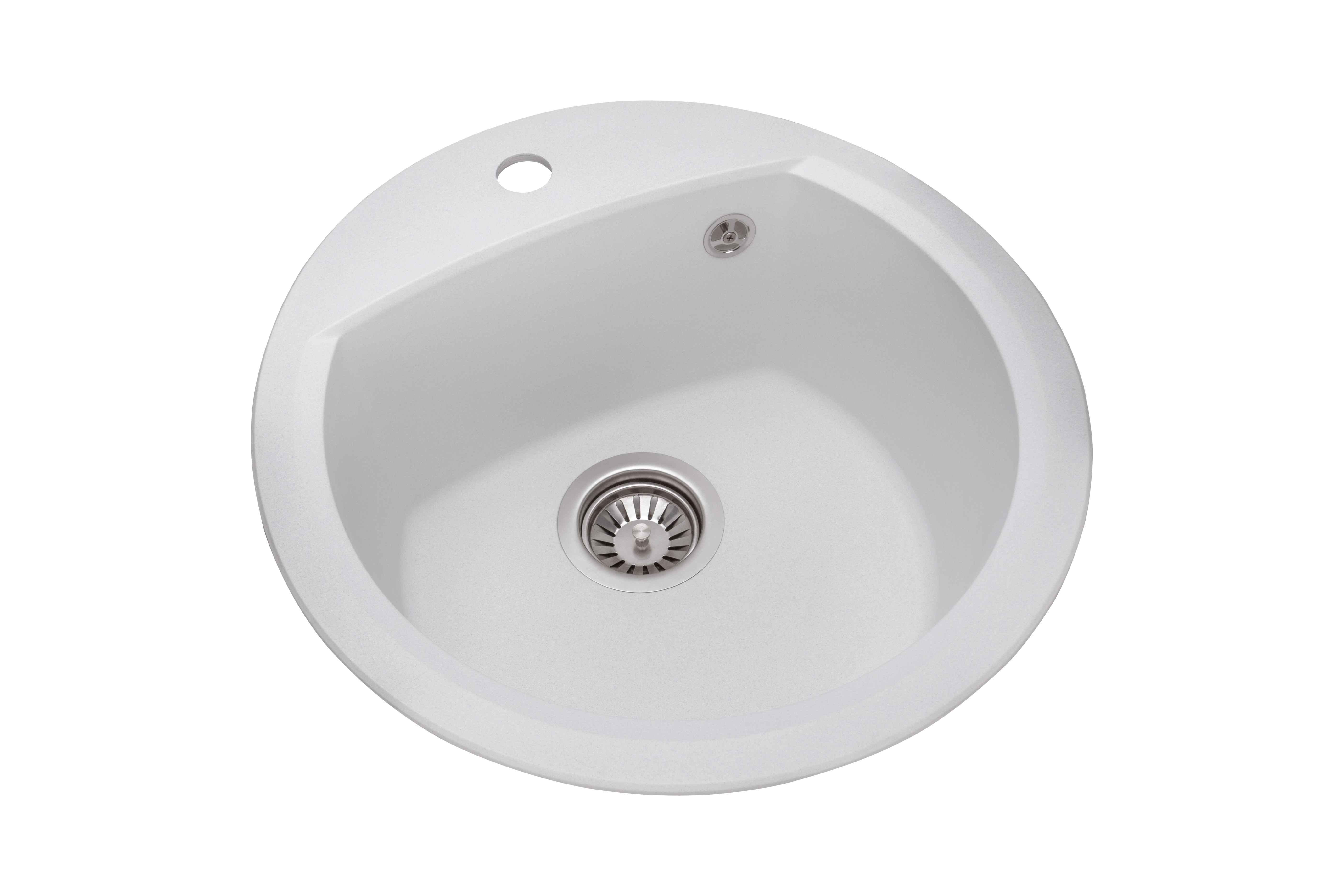 Мойка для кухни Granado Ronda 490х470х200 мм White - фото 1 Мойка для кухни Granado Ronda 490х470х200 мм White - фото 1