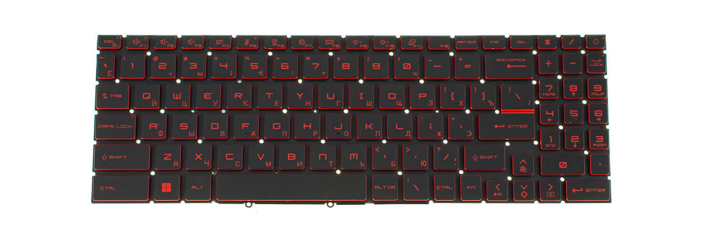 Клавіатура для ноутбука MSI GL66 підсвічування клавіш (MSI_GV66)