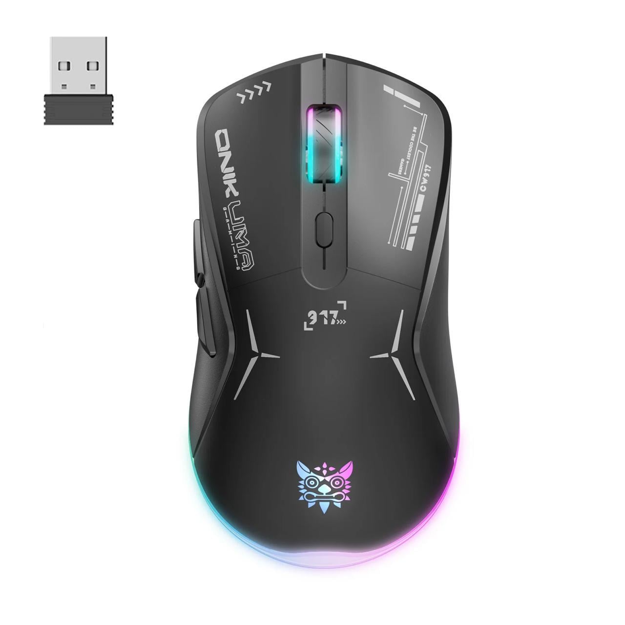 Мышка беспроводная игровая Onikuma CW-917 Max RGB Bluetooth/2.4GHz (78445377)