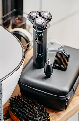 Електробритва Adler ADEG 2940 USB зарядка/з дорожнім футляром 3в1 (1978807175) - фото 6