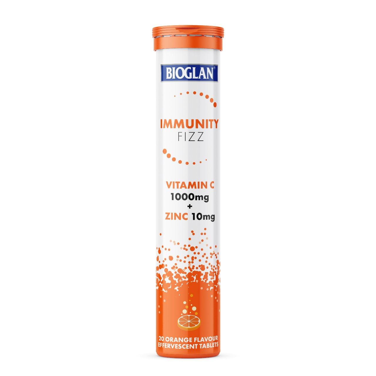 Витамин C 1000 мг/Цинк Bioglan Vitamin C / Zink 20 шипучих табл. (541394)