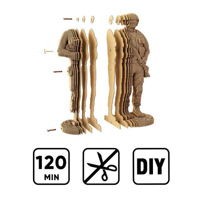 3D Пазл картонний Cartonic Солдат (CARTSOLDIER) - фото 2 3D Пазл картонний Cartonic Солдат (CARTSOLDIER) - фото 2