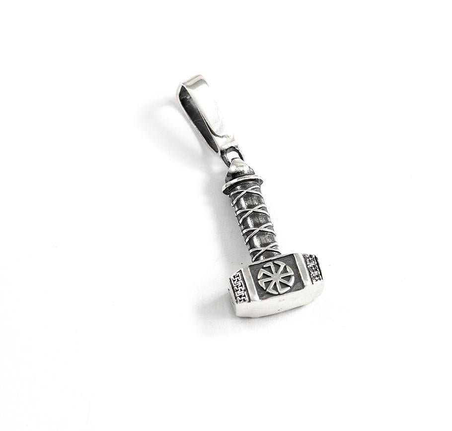 Кулон Maxi Silver 9549 Молот Тора с оберегом коловрат (89549)