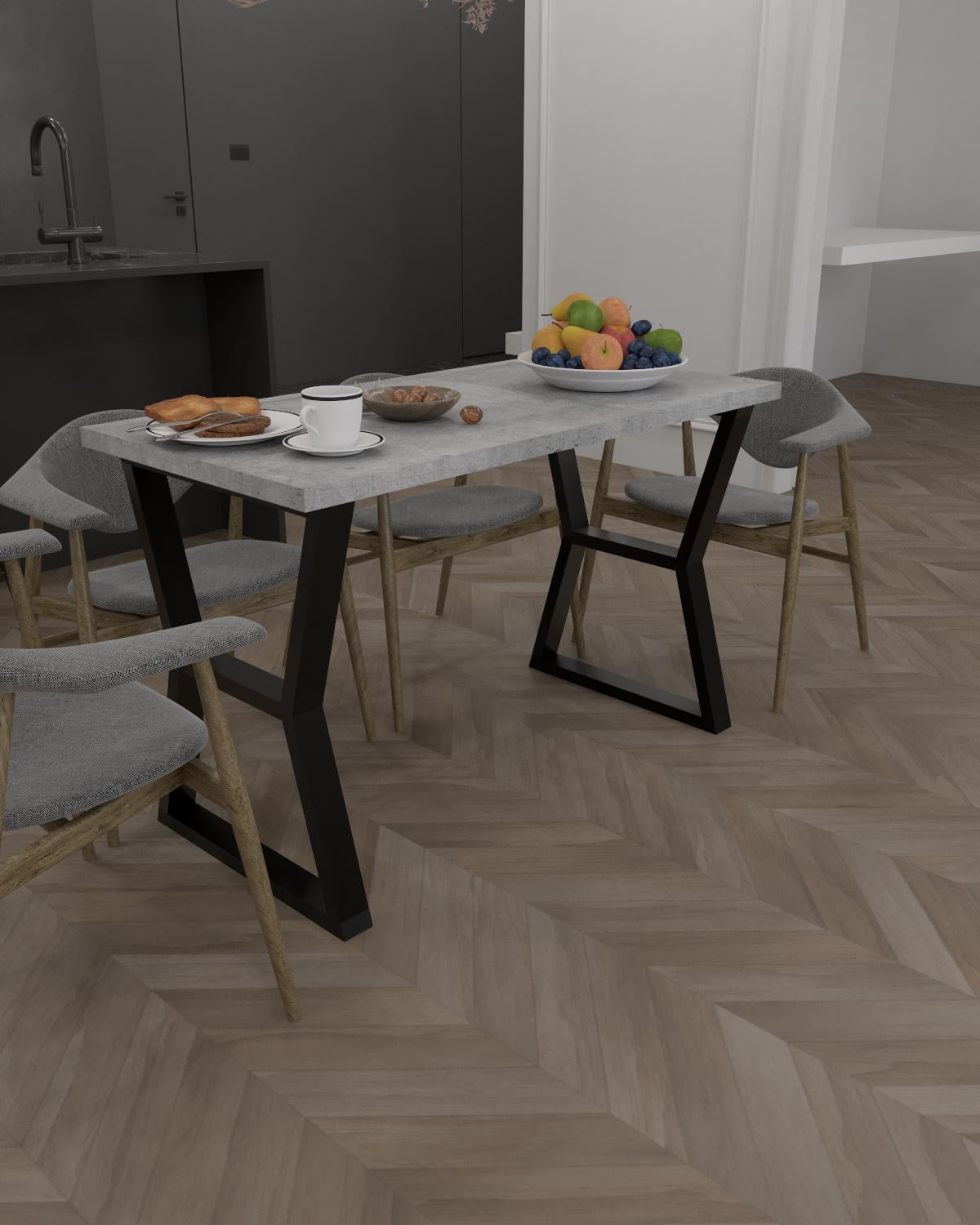 Обеденный стол EcoLoft Астерон DSP-1445-10 в стиле лофт (33819920) Обеденный стол EcoLoft Астерон DSP-1445-10 в стиле лофт (33819920)