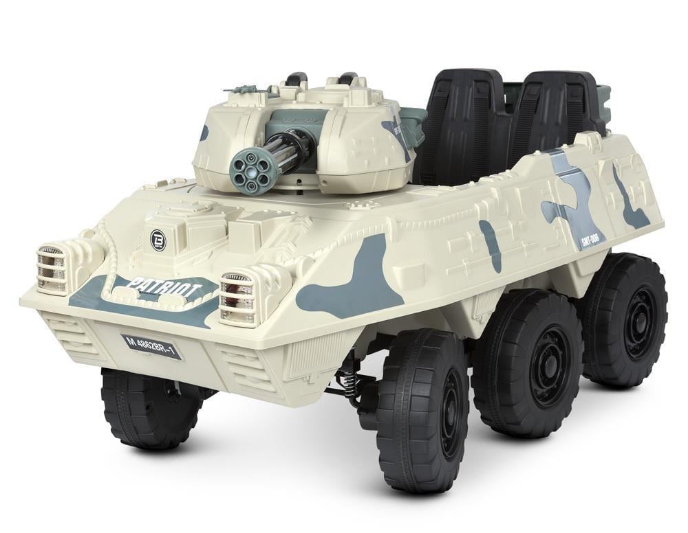 Детский электромобиль Bambi M 4862BR танк 140W Белый