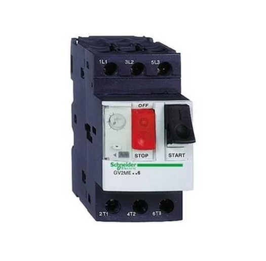 Вимикач автоматичний для трифазних двигунів Schneider Electric TeSys GV2ME10 3P 6,3 А 690 В (1976807945)