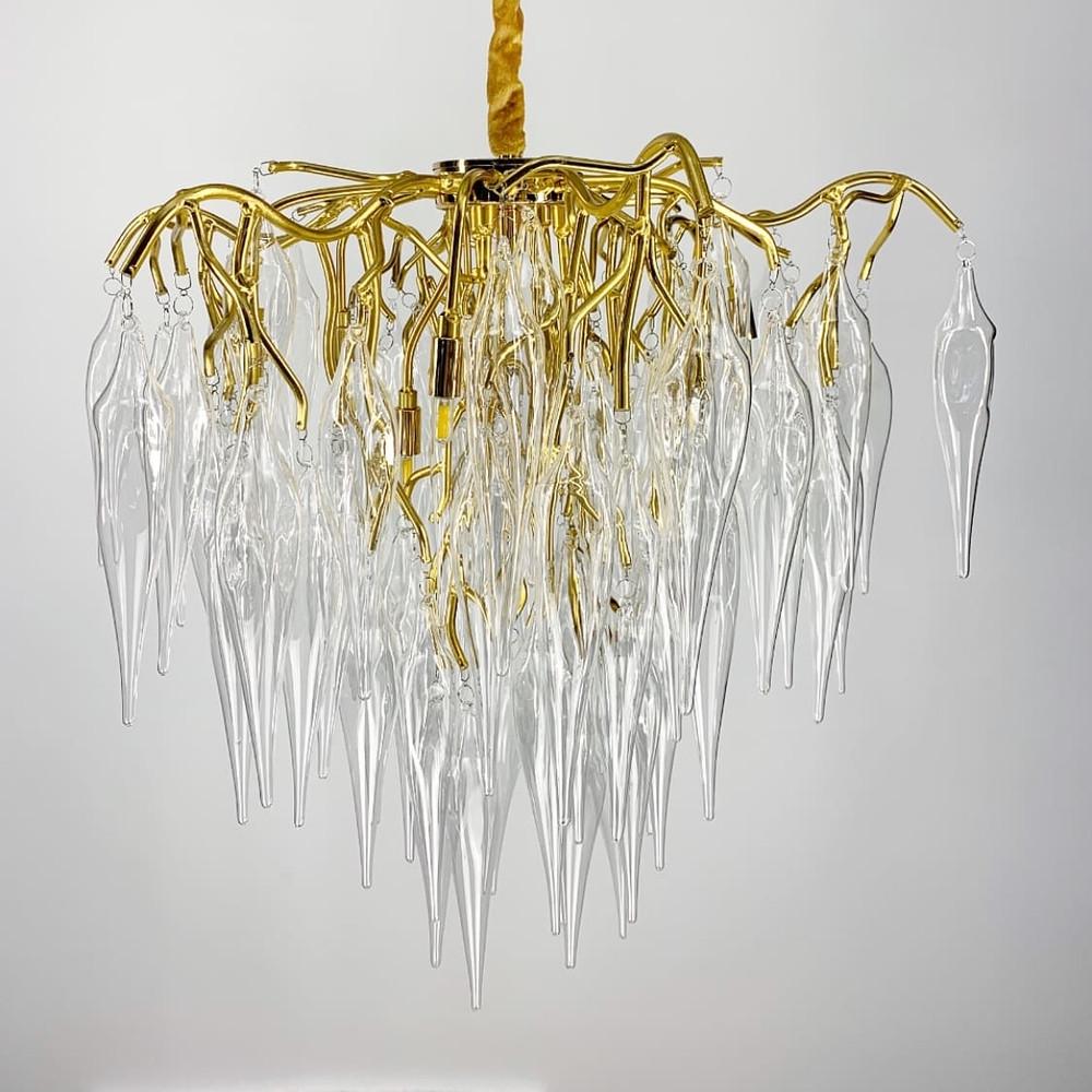 Светильник изысканный Aqua подвесной с подвесами 60 см (MD 6022 GD) Светильник изысканный Aqua подвесной с подвесами 60 см (MD 6022 GD)