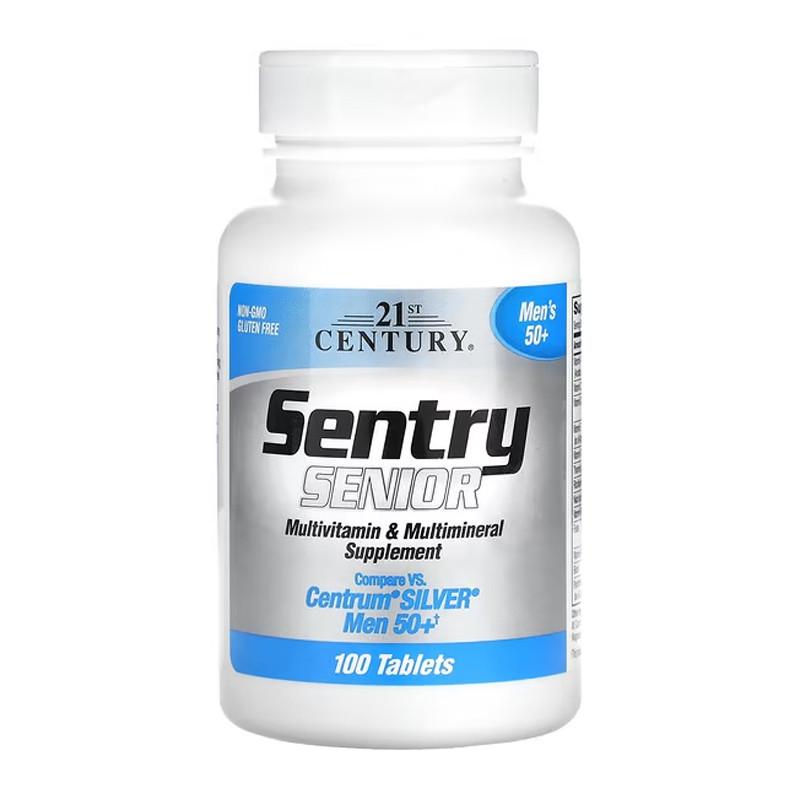 Витамины и минералы для мужчин 21st Century Sentry Senior Men’s 50+ 100 капс. (11237-01)