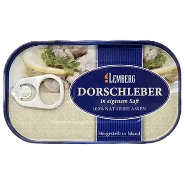 Печінка тріска Lemberg Dorschleber 115 г (13337226)