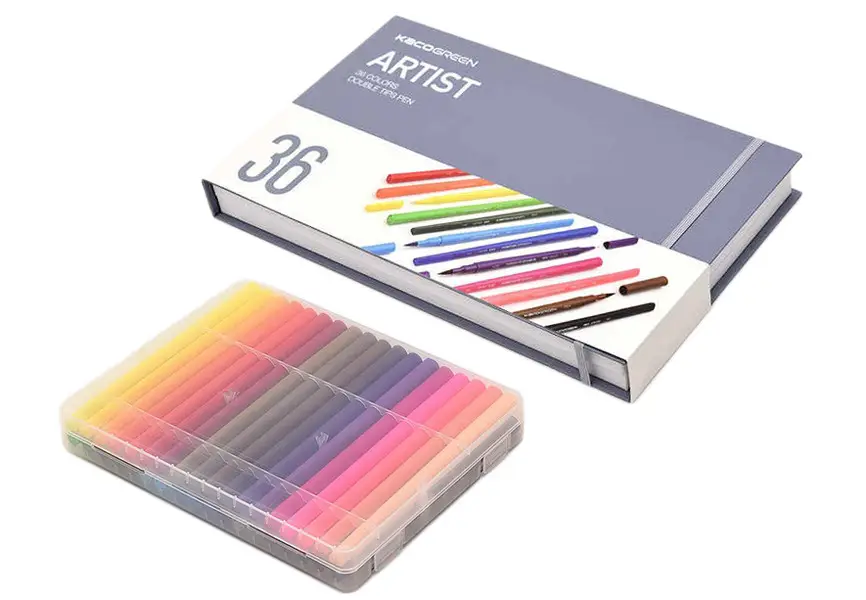 Набор цветных маркеров Kaco Artist Double Tips Pen ARTIST 36 K1037 36 шт.