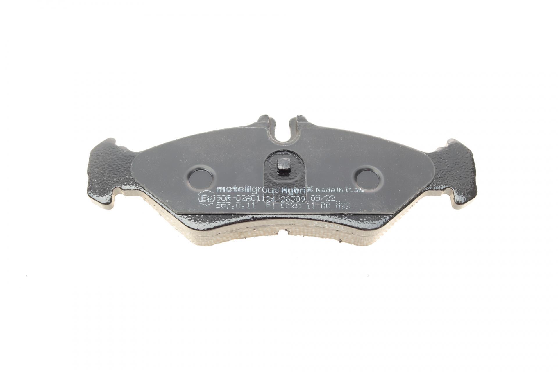 Колодки тормозные задние MB Sprinter 208-216 95-06/VW LT 96-06 мала 22-0571-0 METELLI