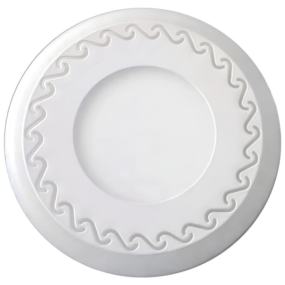 Панель LED Lemanso Завитки 6W + 3W 540Lm 4500K с желтой подсветкой (LM539)