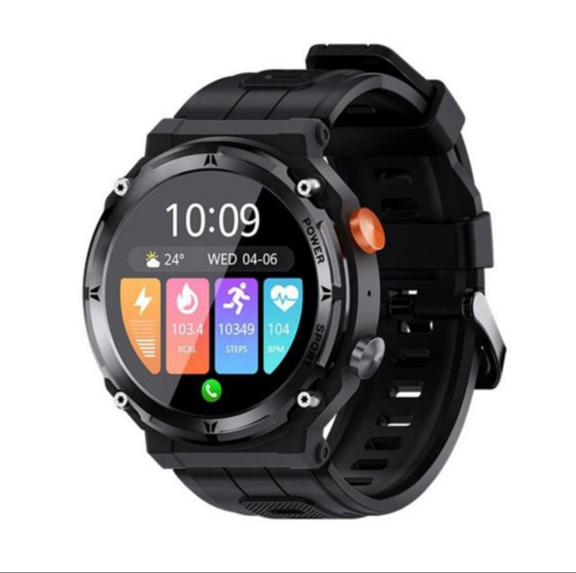 Смарт-годинник Modfit Sniper Plus Black (26216342)