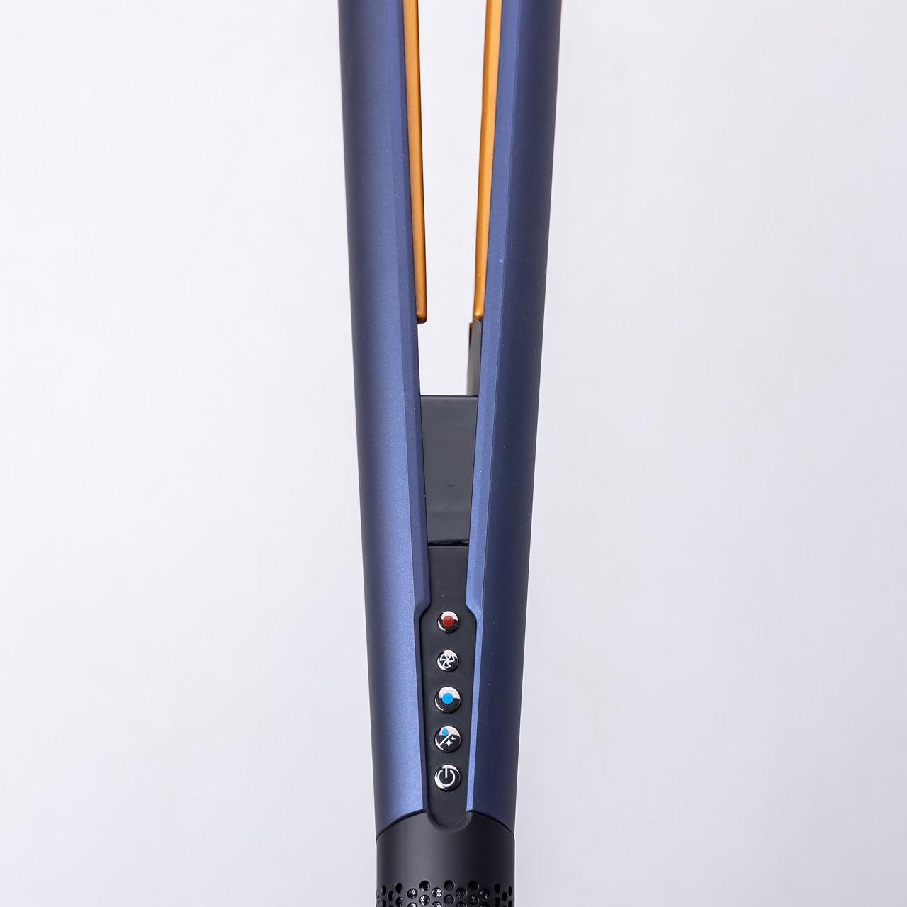 Утюжок для волос Air Stasghtener воздушный 1300 Вт Синий (6052) - фото 8