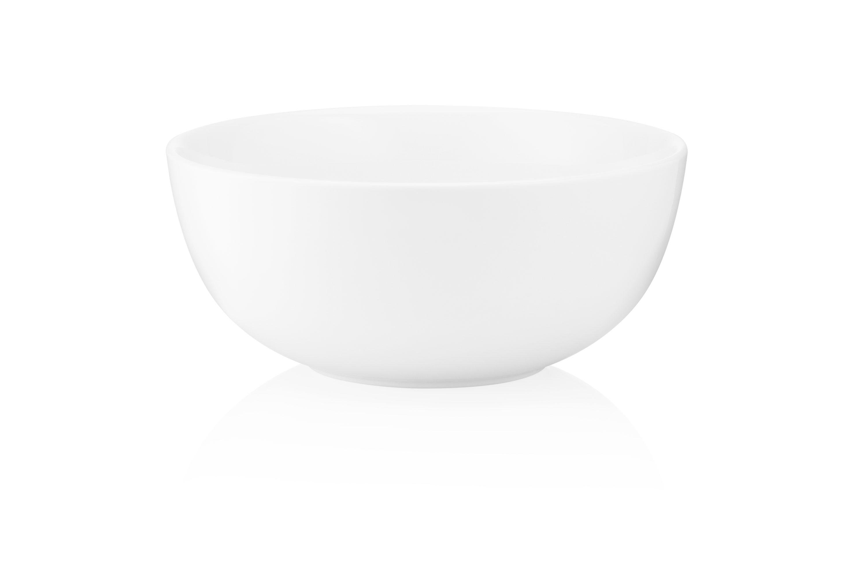 Салатник Ardesto Imola из фарфора 20 см Белый (AR3517I)