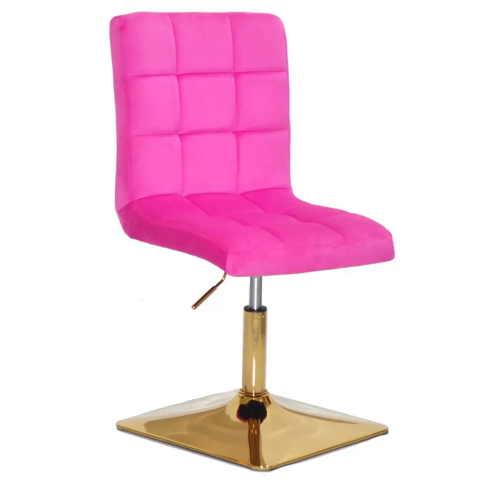 Стул Tower Square Lift Gold бархат Малиновый (900539)