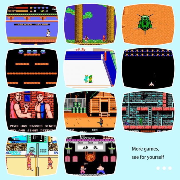 Ігрова приставка з двома джойстиками NES Game Retro 620 ігор Mini Game 8 біт (7724) - фото 8