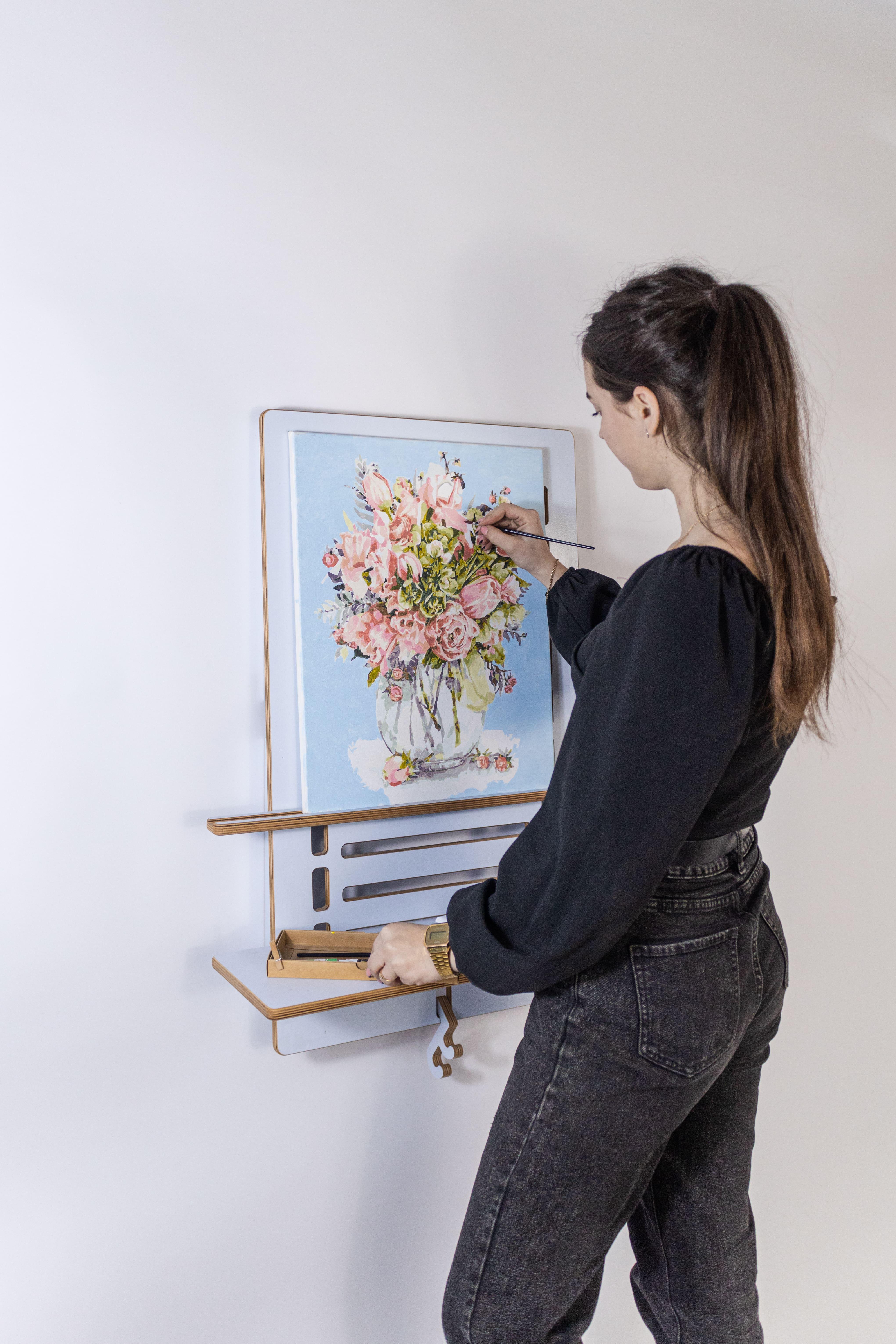 Стіл для ноутбука та хоббі Otaman Desk Coworking area Блакитний - фото 3 Стіл для ноутбука та хоббі Otaman Desk Coworking area Блакитний - фото 3