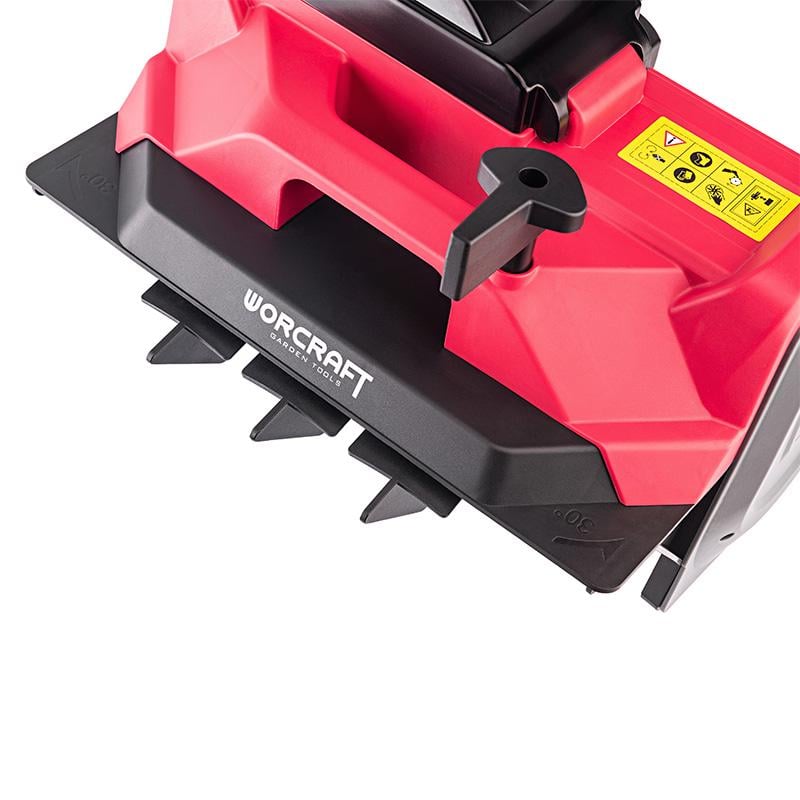Снегоуборщик аккумуляторный бесщеточный Worcraft CST-S40LiB с аккумуляторами 2,4А и зарадным (43218) - фото 7