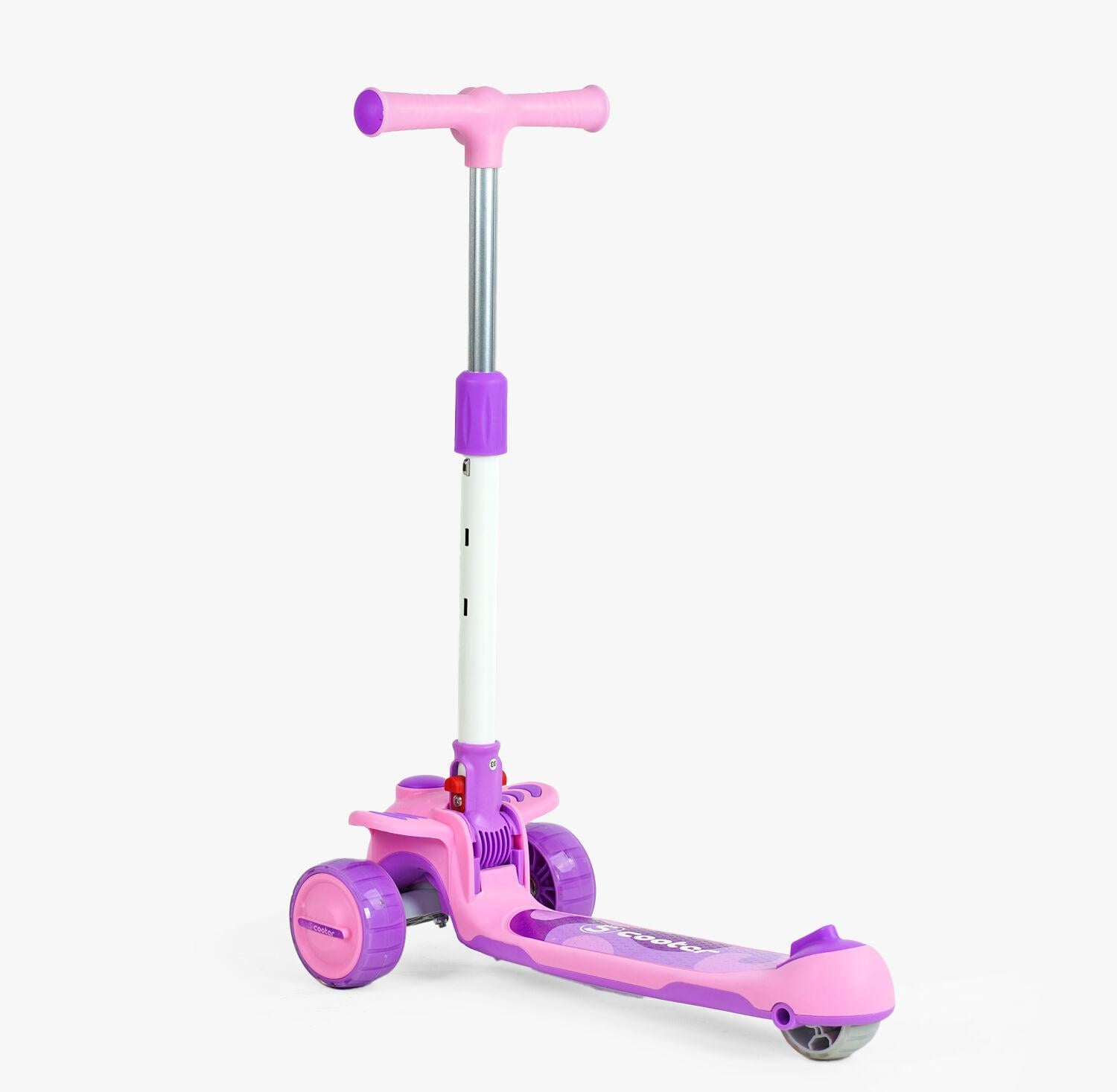 Самокат детский Skyper BS-306 3 PU колеса свет/съемный руль (BS-306)