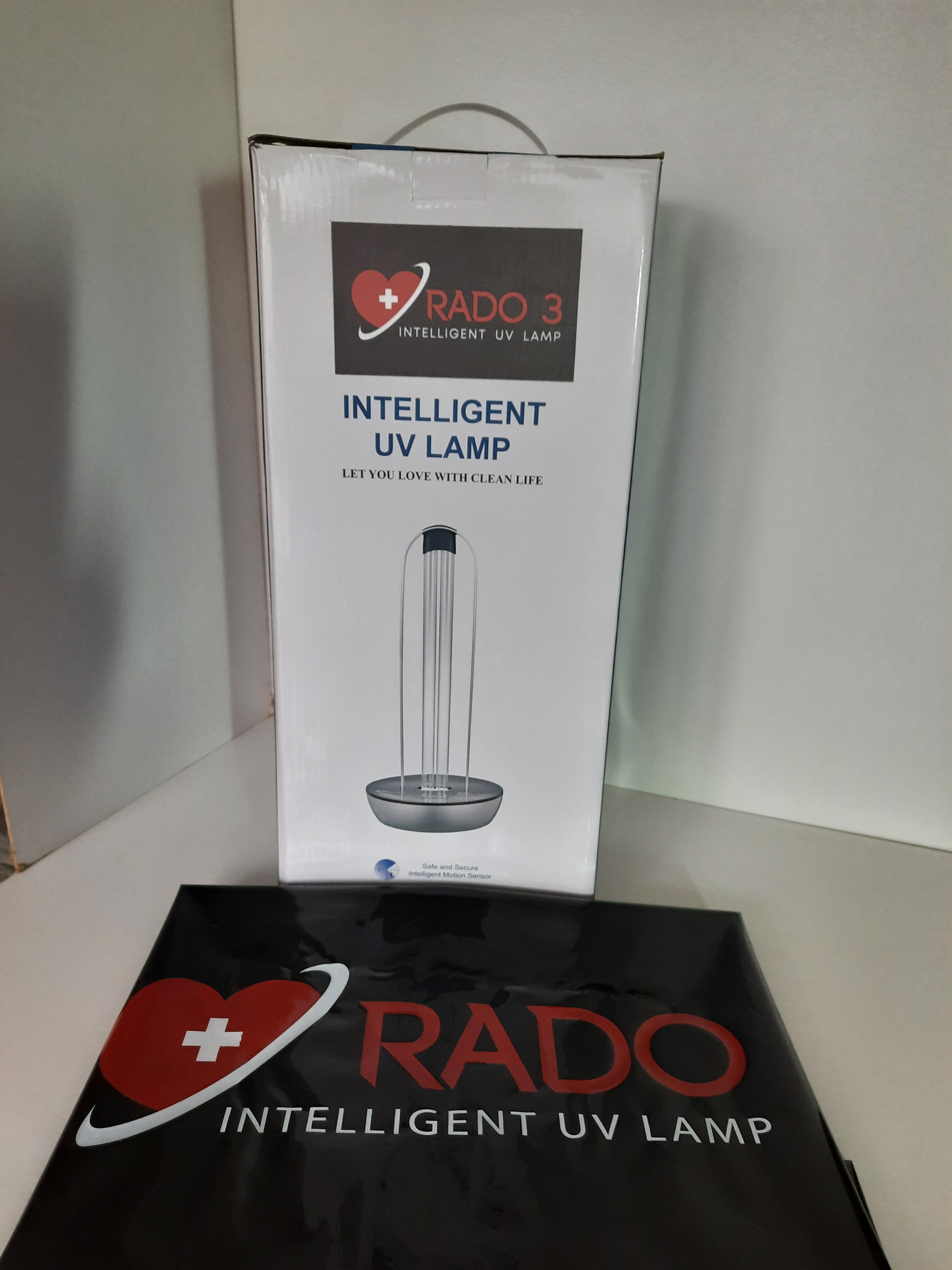 Кварцевая бактерицидная лампа RADO-3 38 Вт smart с функцией радара - фото 4