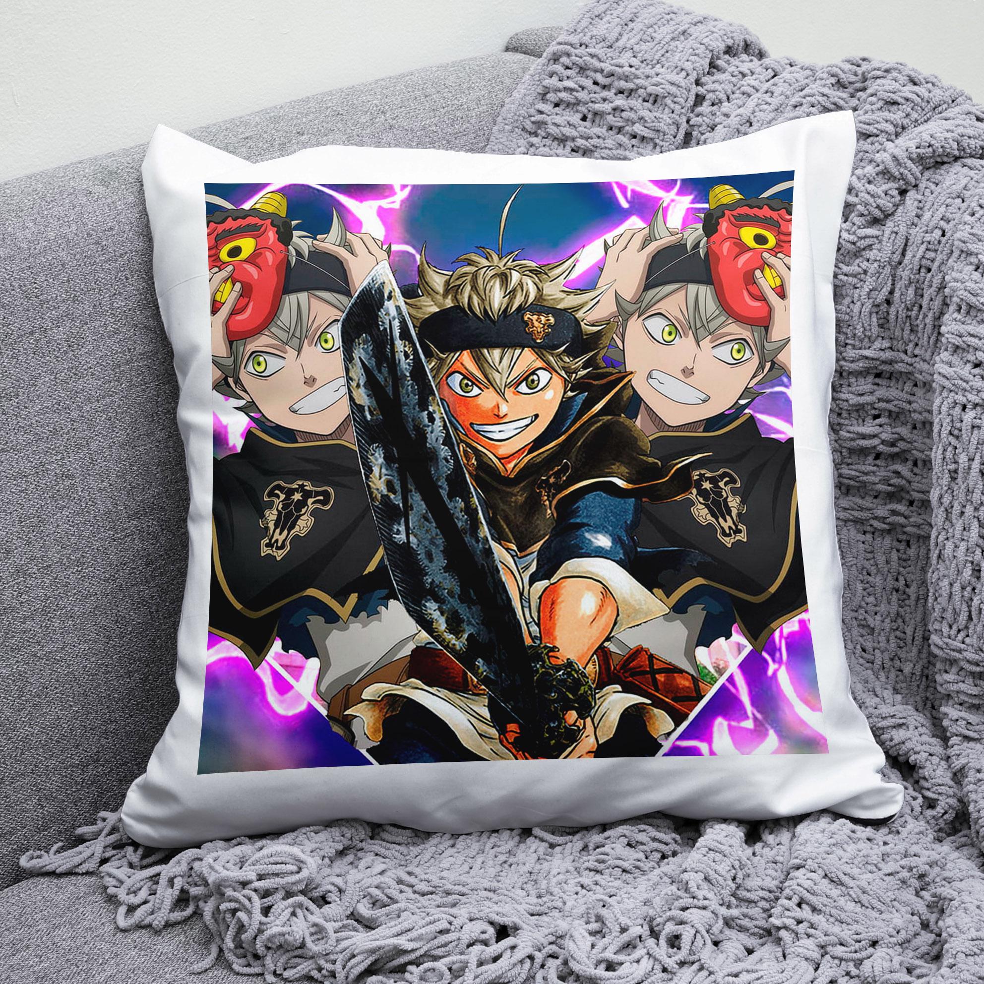 Плюшевая подушка квадрат с принтом аниме Black Clover "2