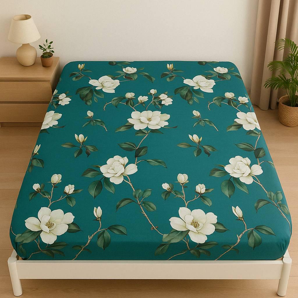 Простынь на резинке Little Flower бязь 180х200 см (G-1704WF/WP/x180)