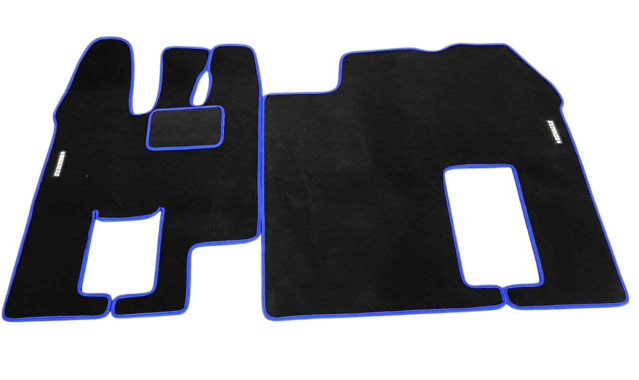 Коврики в салон ворсовые для Renault Magnum 460 DXI МКПП 2001-2013 простая кабина 5 шт. Черный (27326626)