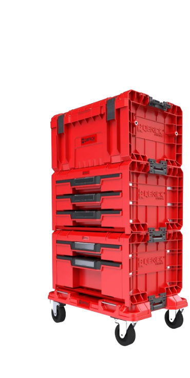 Набір ящиків-трансформер для інструментів QBRICK SYSTEM PRO Drawer Workshop Set 4 2.0 Red (5901238258360)