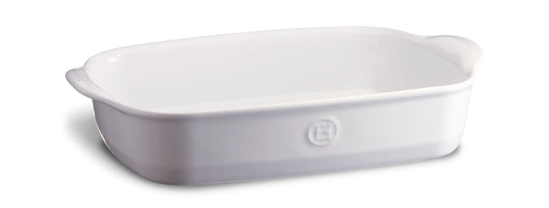 Форма для запекания прямоугольная Emile Henry Ovenware 36,5х23,5 см Белый (119652)