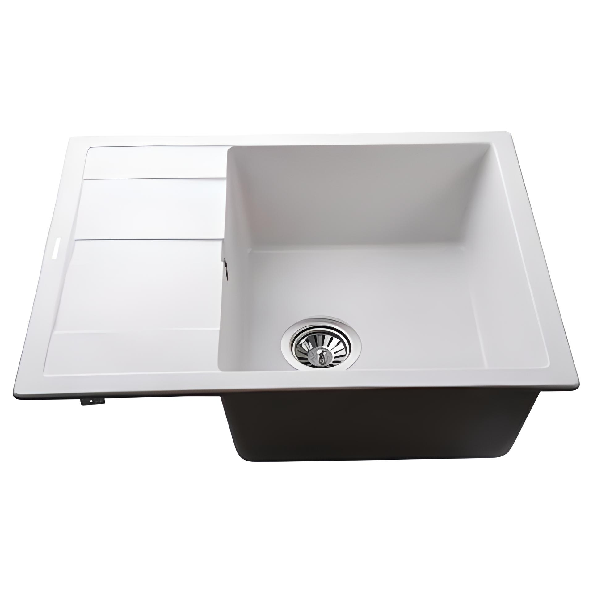 Гранитная мойка Globus Lux One 650х500 мм Жемчужина