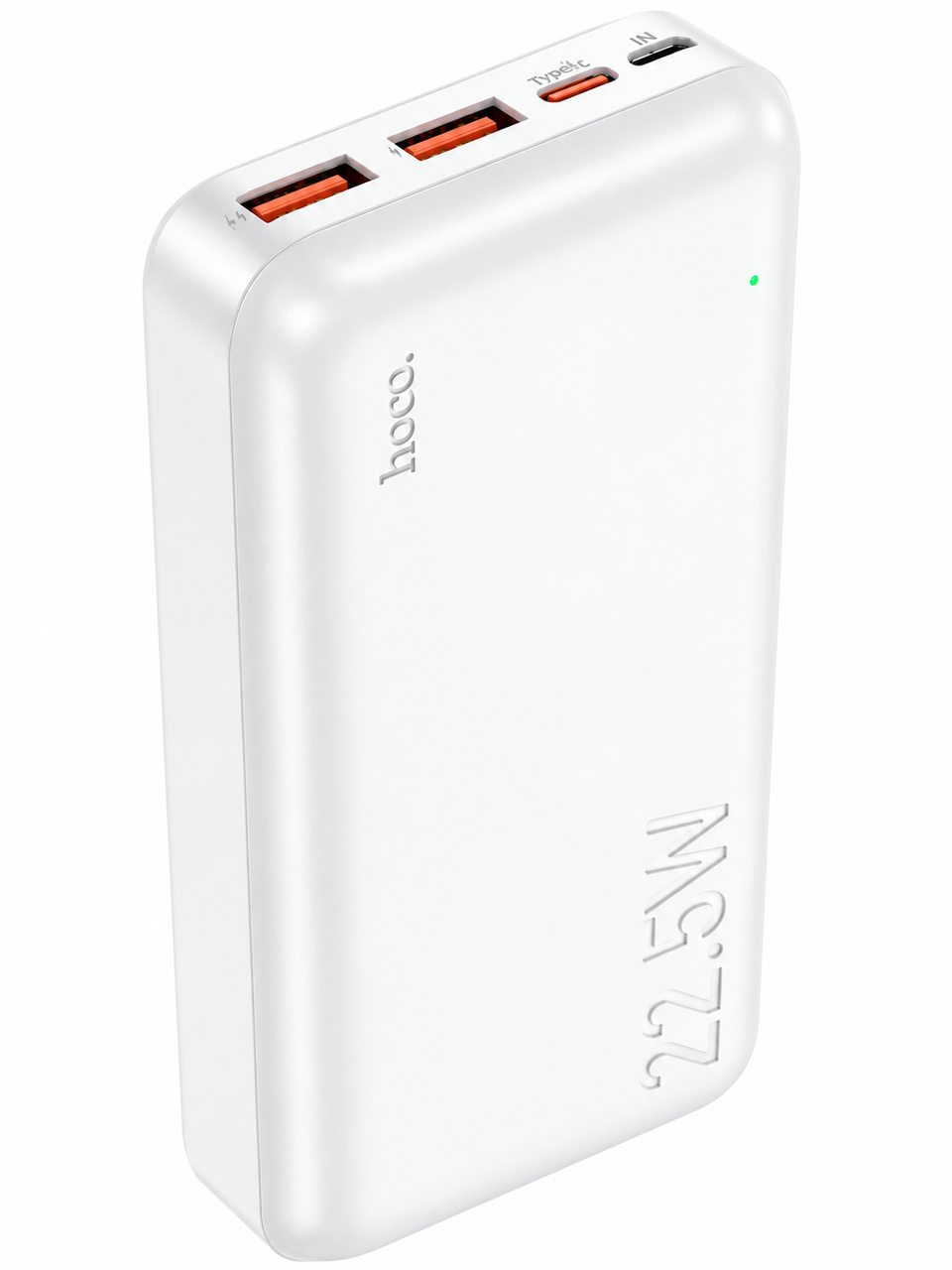 Повербанк Hoco J101A 20000 мА 22,5 Вт 2хUSB-A/Type-C White (3235487254)