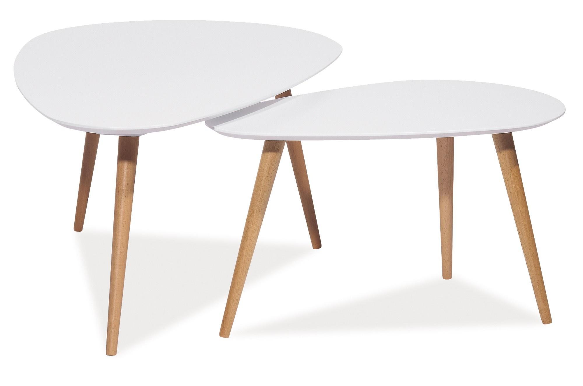 Журнальный столик Nolan B 115х66 Белый/Бук