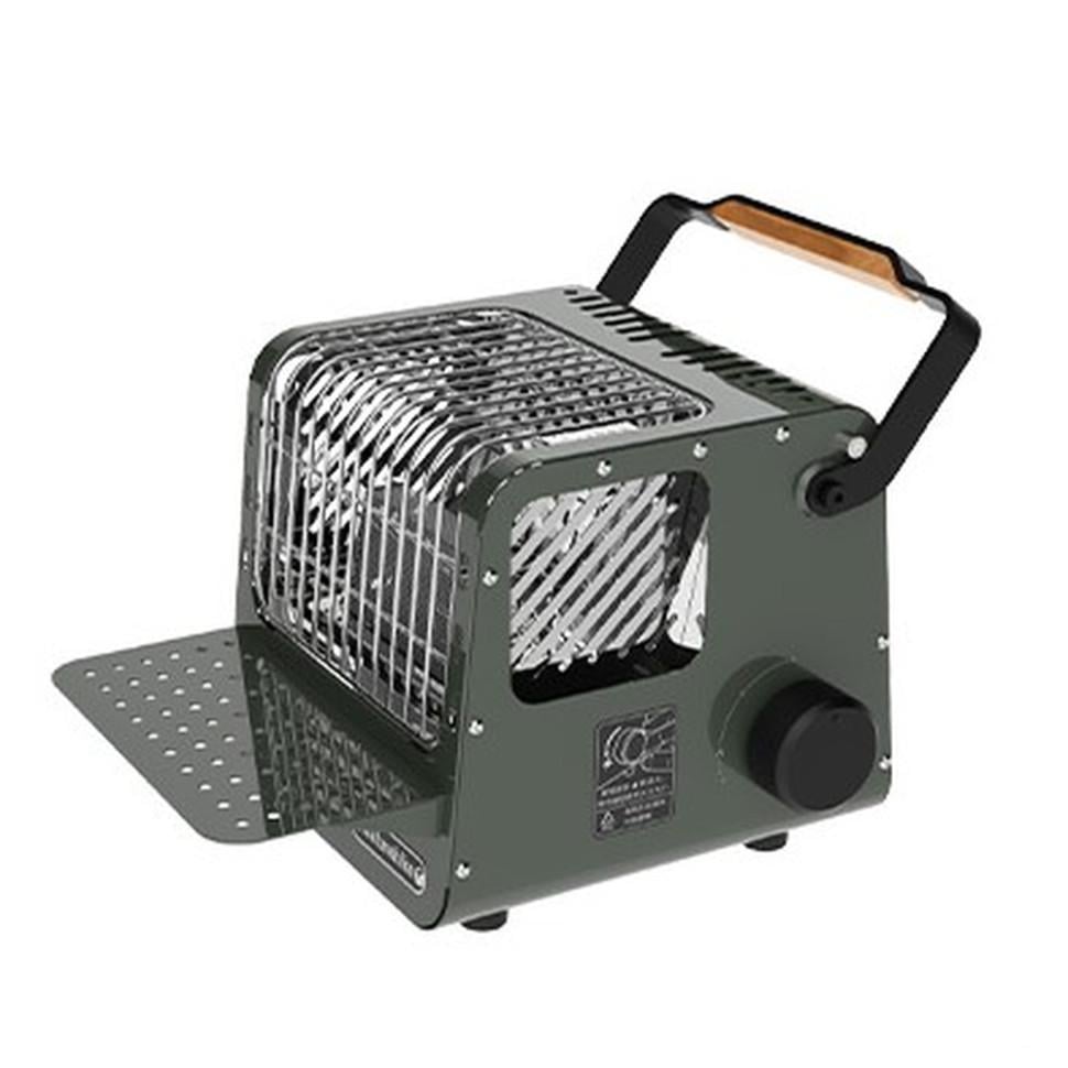 Обогреватель кассетный Naturehike CNK2300CW018 1100W компактный 192x185x164 мм Зеленый (621381)