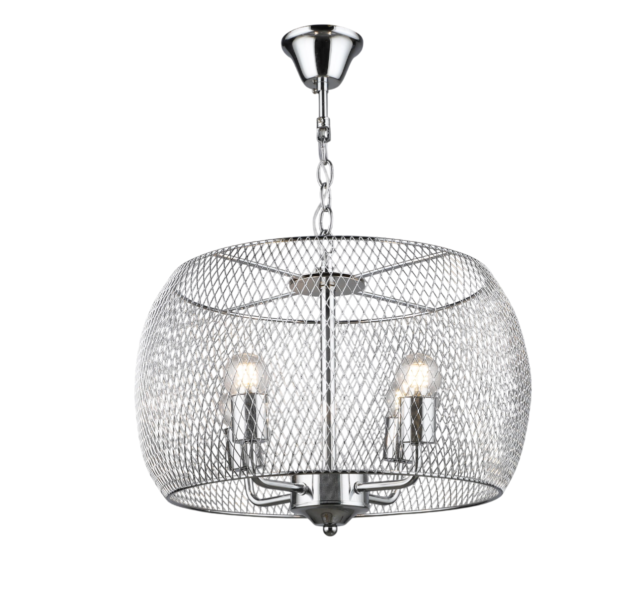 Люстра підвісна в стилі лофт металева Sirius B S2456/4 CH Хром