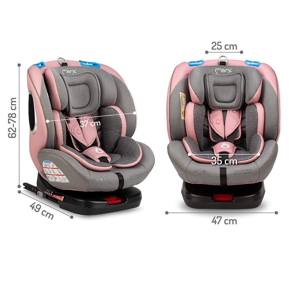 Автокресло MoMi Tordi IsoFix 0-36 кг Pink (35314) - фото 2